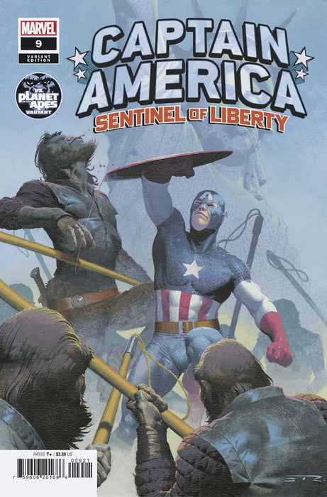 Captain America: Sentinel Of Liberty 9 Ribic Planet Of The Apes Variant