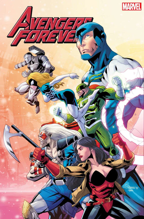 Avengers Forever 14 Lubera 90's Avengers Assemble Connecting Variant