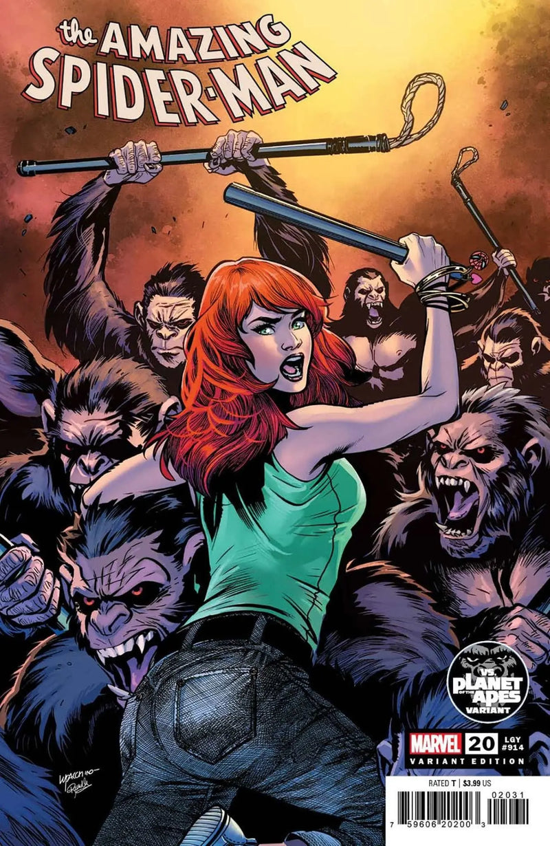 Amazing Spider-Man 20 Lupacchino Planet Of The Apes Variant