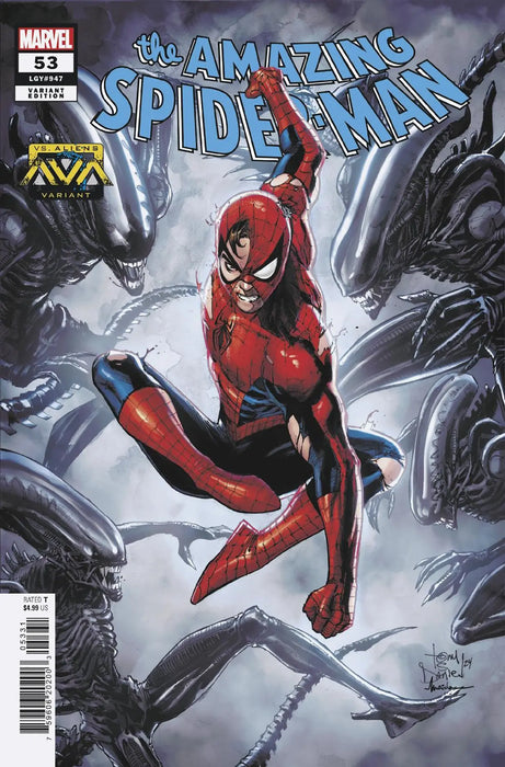 Amazing Spider-Man #53 Tony Daniel Marvel vs. Alien Variant Marvel Comics