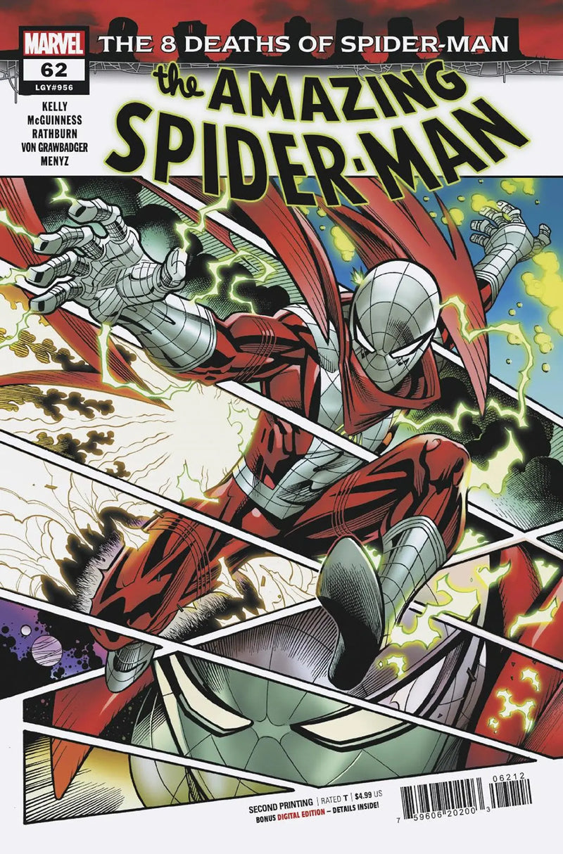 Amazing Spider-Man #62 Edition Mcguinness 2nd Print Variant Marvel Comics
