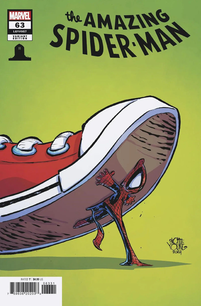 Amazing Spider-Man #63 Skottie Young 8 Deaths Of Spider-Man Variant Marvel Comics