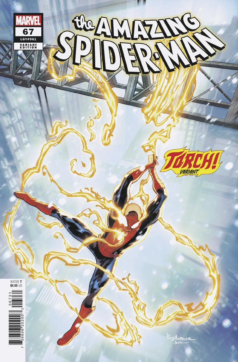 Amazing Spider-Man #67 Roge Antonio Torch! Variant Marvel Comics