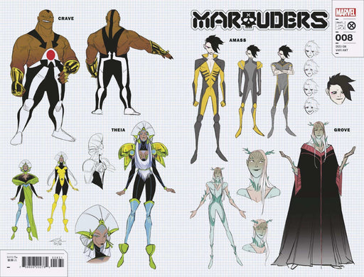 Marauders 8 Carlini New Character Wraparound Design Variant