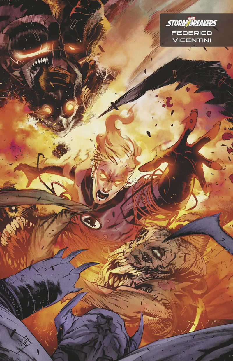 Fantastic Four #27 Federico Vicentini Stormbreakers Variant Marvel Comics