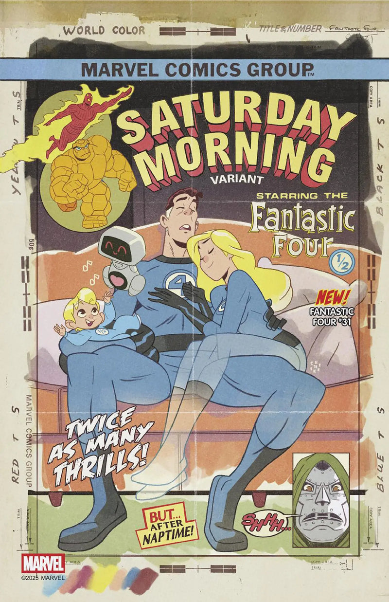 Fantastic Four #31 Sean Galloway Saturday Morning Variant [Doom] Marvel Comics