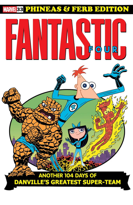 Fantastic Four #33 Dan Povenmire Phineas And Ferb Variant [Doom] Marvel Comics