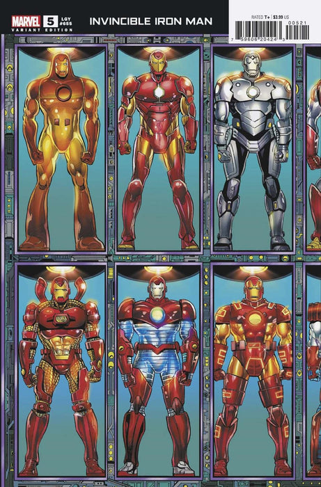 Invincible Iron Man 5 Bob Layton Connecting Variant