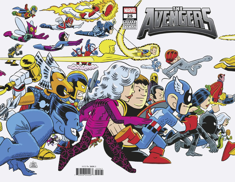 Avengers #25 Chris Giarrusso Marvel Universe Connecting Wrap Variant B [Doom] Marvel Comics