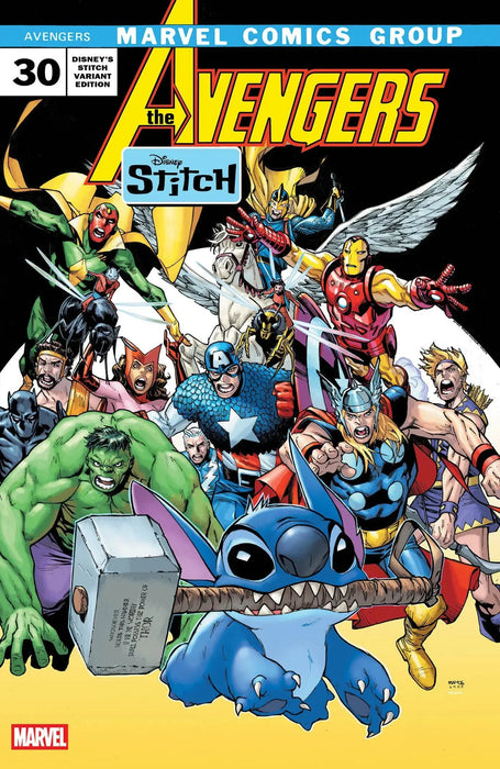 Avengers #30 Humberto Ramos Disney Stitch Variant Marvel Comics