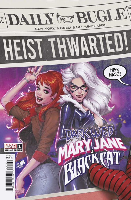 Mary Jane & Black Cat 1 Nakayama Variant Dwb