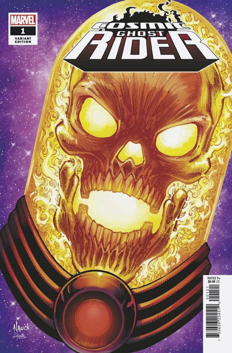 Cosmic Ghost Rider 1 Nauck Headshot Variant