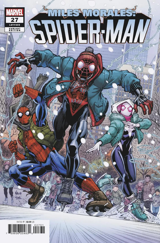 Miles Morales: Spider-Man #27 Todd Nauck Winter Holiday Variant Marvel Comics