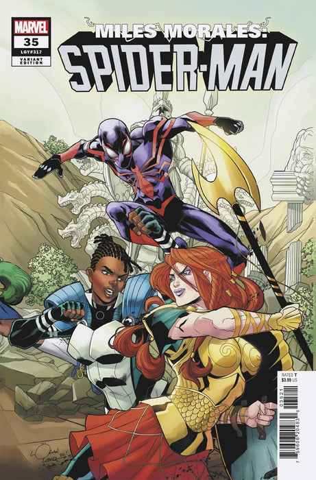 Miles Morales: Spider-Man #35 Logan Lubera 5-Part Connecting Variant Marvel Comics