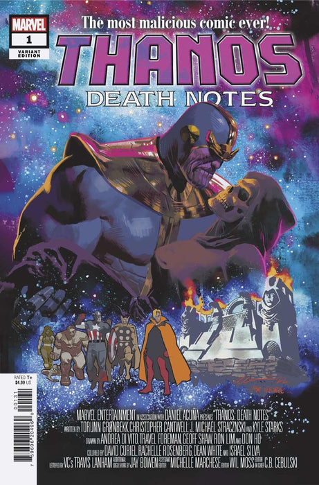 Thanos: Death Notes 1 Acuna Variant