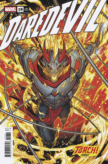 Daredevil #18 Jonboy Meyers Torch! Variant Marvel Comics
