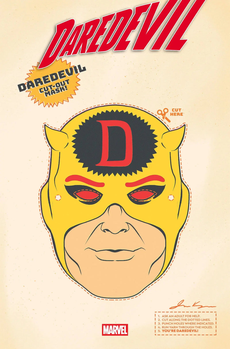 Daredevil #25 Retro Halloween Mask Variant Marvel Comics