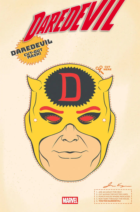 Daredevil #25 Retro Halloween Mask Variant Marvel Comics