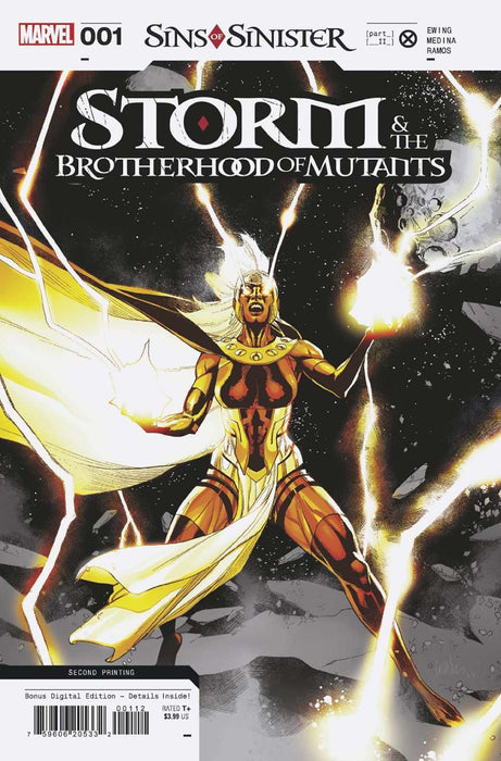 Storm & The Brotherhood Of Mutants 1 Leinil Yu 2Nd Printing Variant Sin