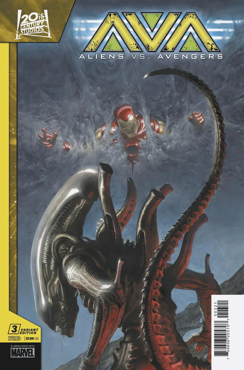 Aliens vs. Avengers #3 Paolo Rivera Variant Marvel Comics