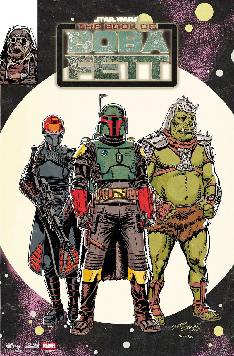 Star Wars: The Book Of Boba Fett #1 Jerry Ordway Variant Marvel Comics