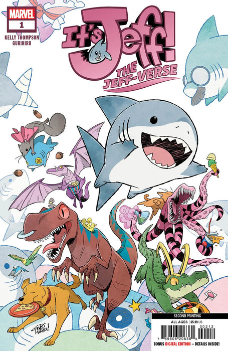 It'S Jeff: The Jeff-Verse #1 Gurihiru 2nd Print Variant Marvel Comics