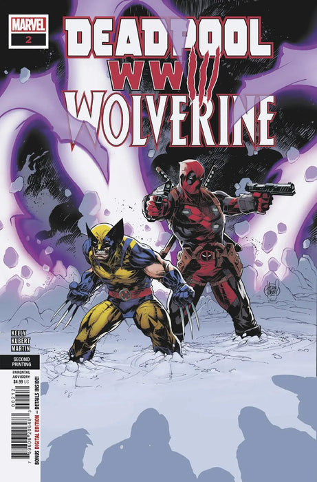 Deadpool & Wolverine: Wwiii #2 Adam Kubert 2nd Print Variant Marvel Comics