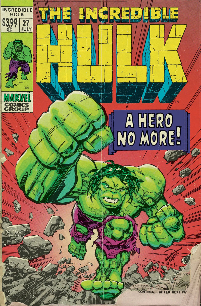 Incredible Hulk #27 Erik Larsen Retrovision Variant Marvel Comics