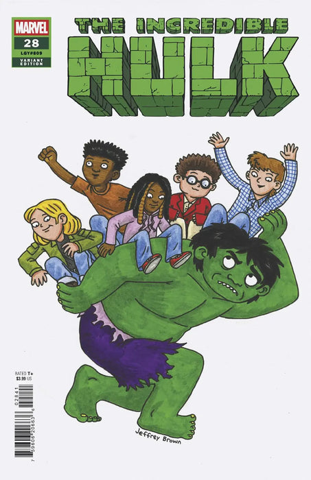 Incredible Hulk #28 Jeffrey Brown Variant Marvel Comics