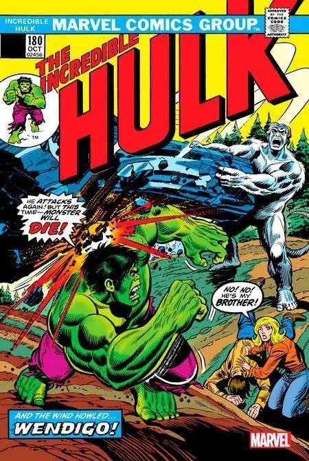 Incredible Hulk 180 Facsimile Edition New Printing