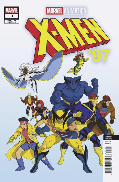 X-Men '97 #3 Marvel Animation 2nd Print Variant Marvel Comics