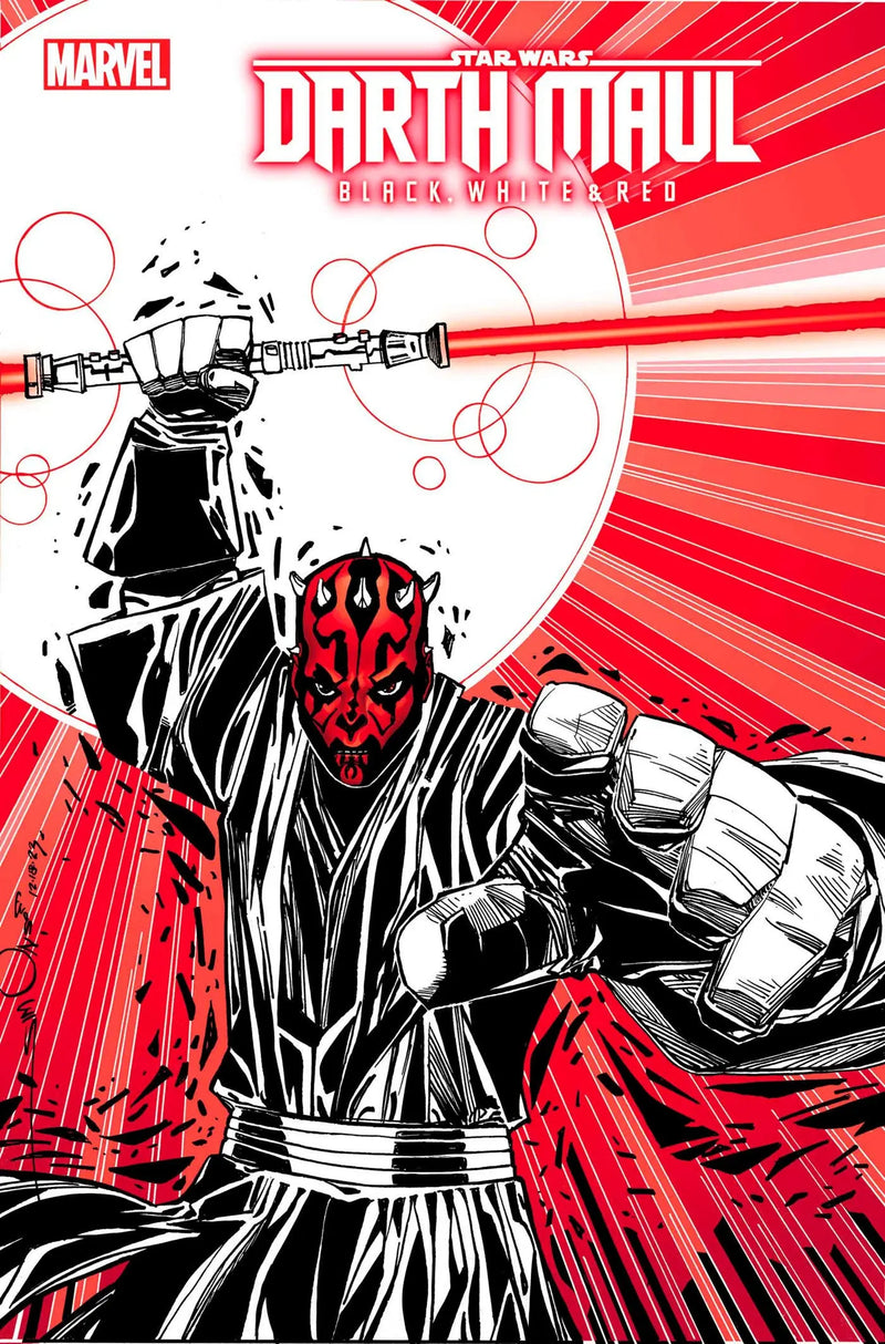 Star Wars: Darth Maul - Black, White & Red #4 Walt Simonson Variant Marvel Comics