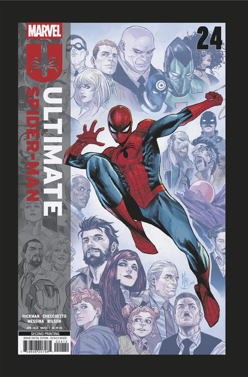 Ultimate Spider-Man #24 Marco Checchetto 2nd Printing Variant Marvel Comics