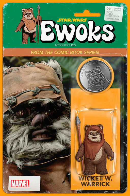 Star Wars: Ewoks #1 John Tyler Christopher Action Figure Variant Marvel Comics