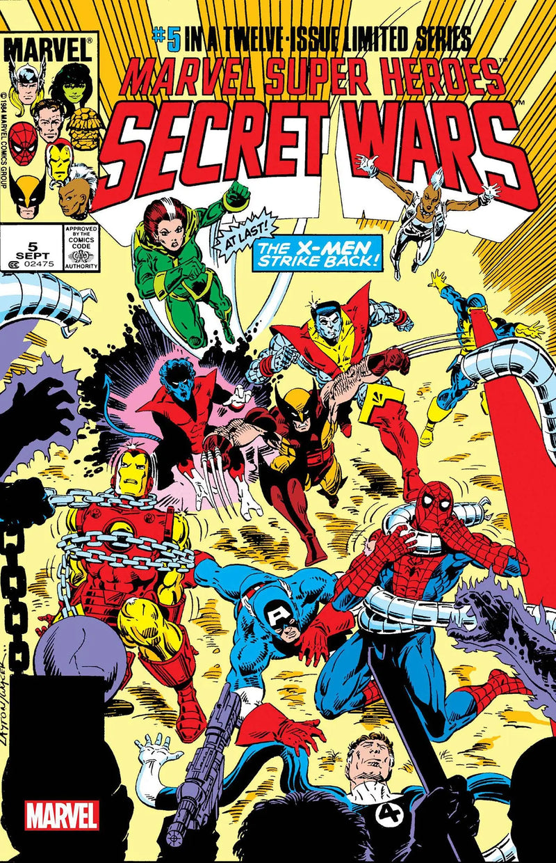 Marvel Super Heroes Secret Wars #5 Facsimile Edition Foil Variant Marvel Comics