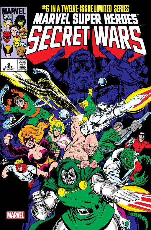 Marvel Super Heroes Secret Wars #6 Facsimile Edition Foil Variant Marvel Comics
