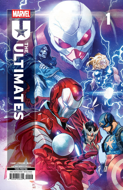 Ultimates #1 Dike Ruan 3rd Printing Variant Marvel Comics