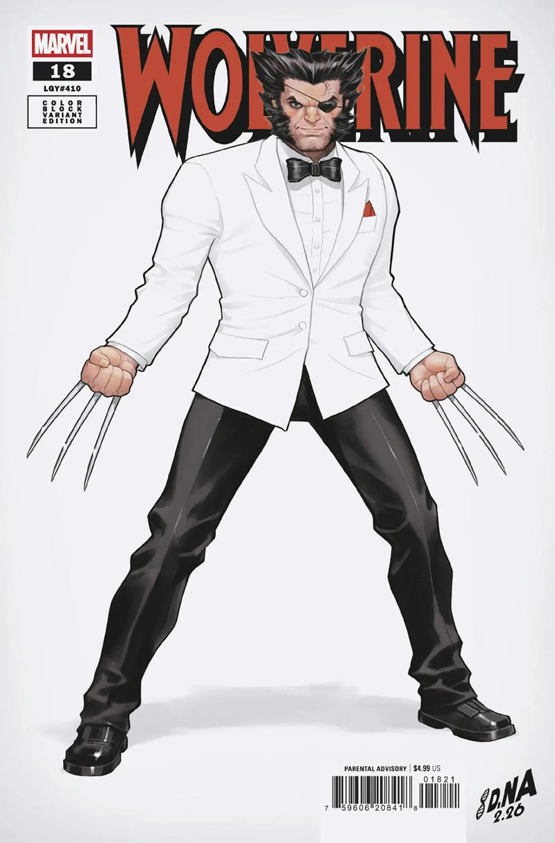Wolverine #18 David Nakayama Color Block White Variant Marvel Comics