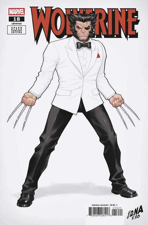 Wolverine #18 David Nakayama Color Block White Variant Marvel Comics