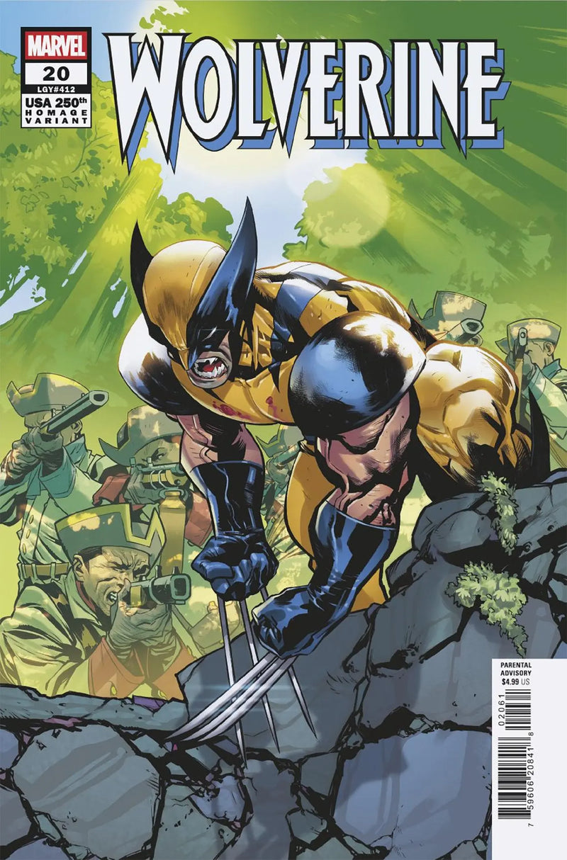 Wolverine #20 Francesco Manna 250 Th Homage Variant Marvel Comics