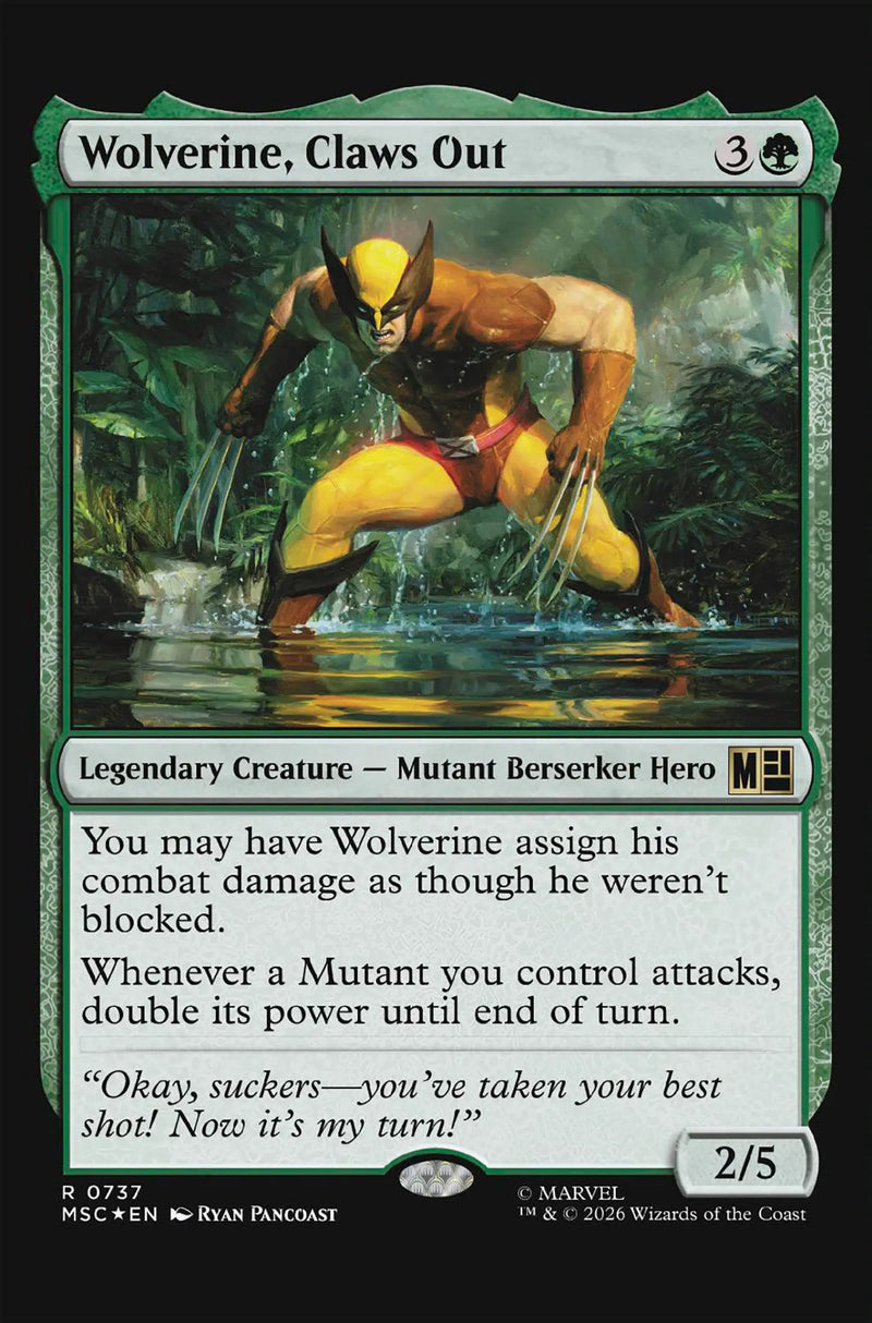 Wolverine #22 Classified Artist Magic: The Gathering Variant Marvel Comics