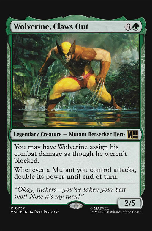 Wolverine #22 Classified Artist Magic: The Gathering Variant Marvel Comics
