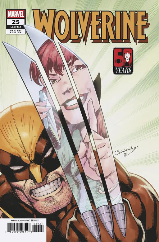 Wolverine #25 Mark Bagley Mary Jane Watson Variant Marvel Comics