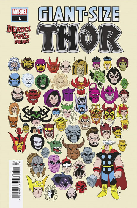 Giant-Size Thor #1 Dave Bardin Deadly Foes Variant Marvel Comics