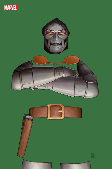 One World Under Doom #1 John Tyler Christopher Negative Space Full Art Variant Marvel Comics