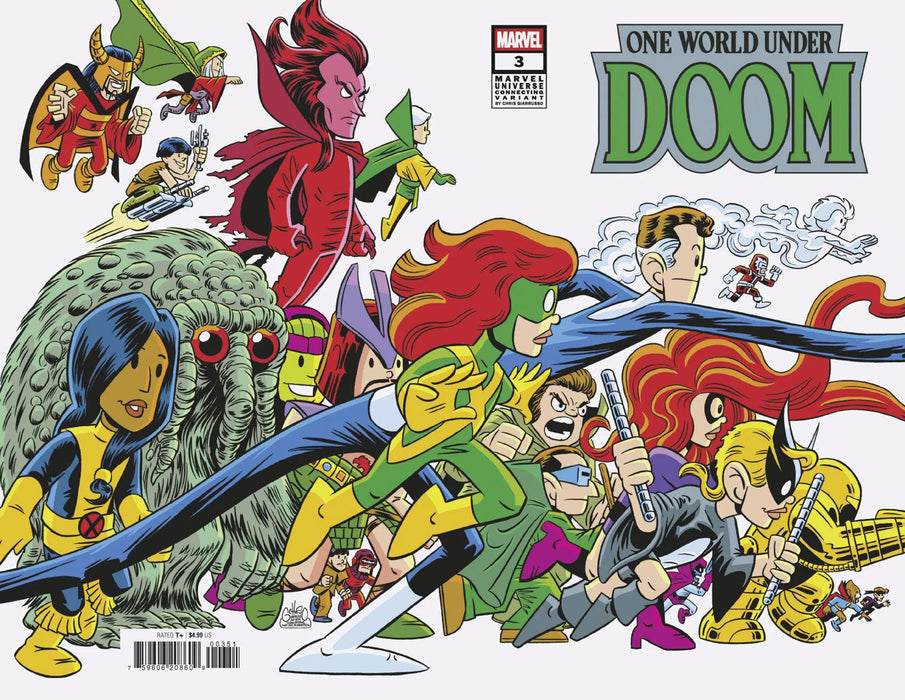 One World Under Doom #3 Chris Giarrusso Marvel Universe Connecting Wrap Variant H Marvel Comics