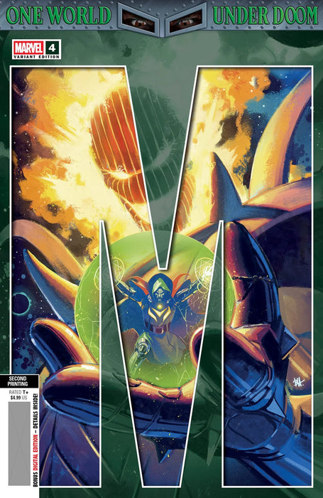 One World Under Doom #4 Ben Harvey 2nd Print Variant Marvel Comics