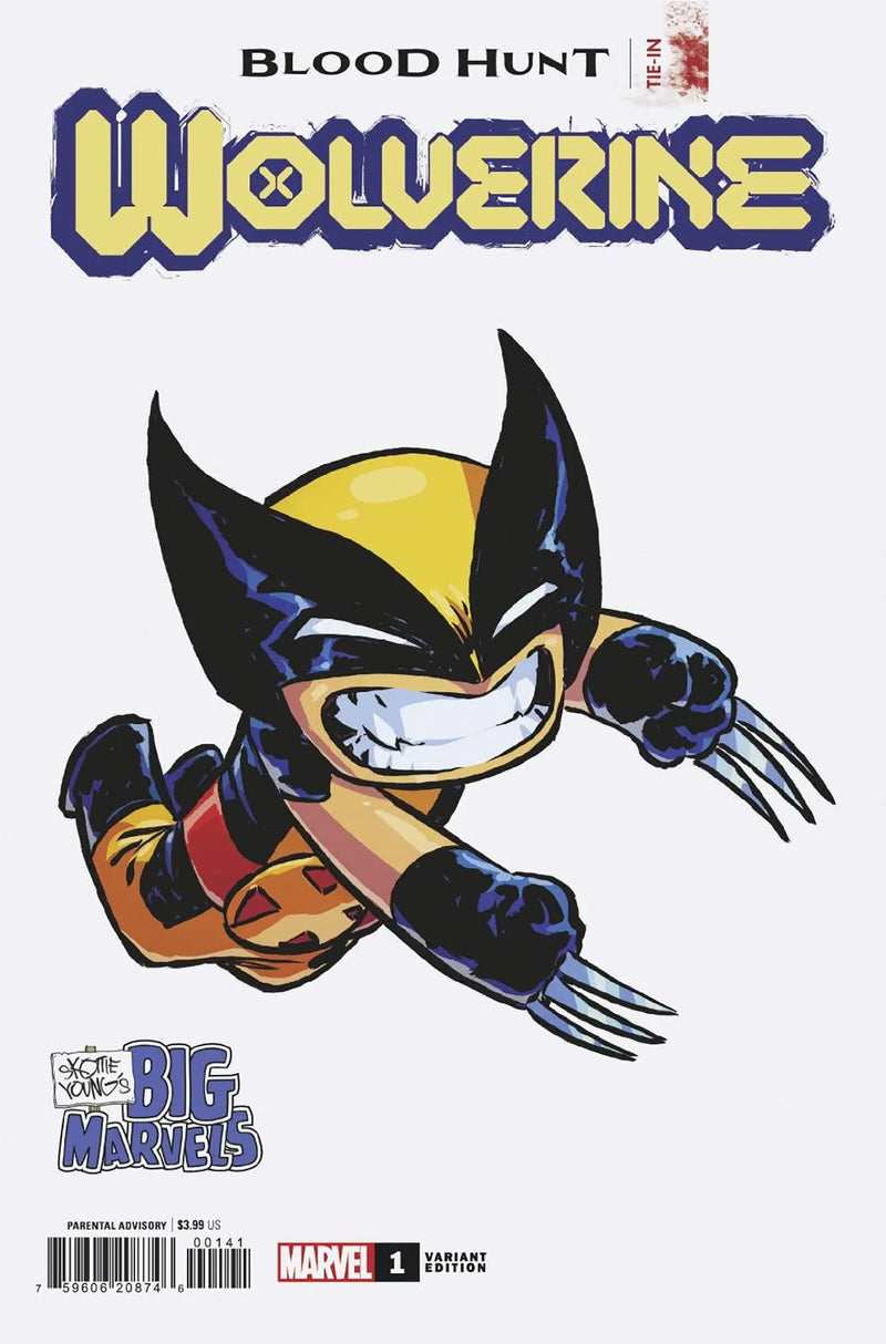 Wolverine: Blood Hunt #1 Skottie Young'S Big Marvel Variant [Bh] Marvel Comics
