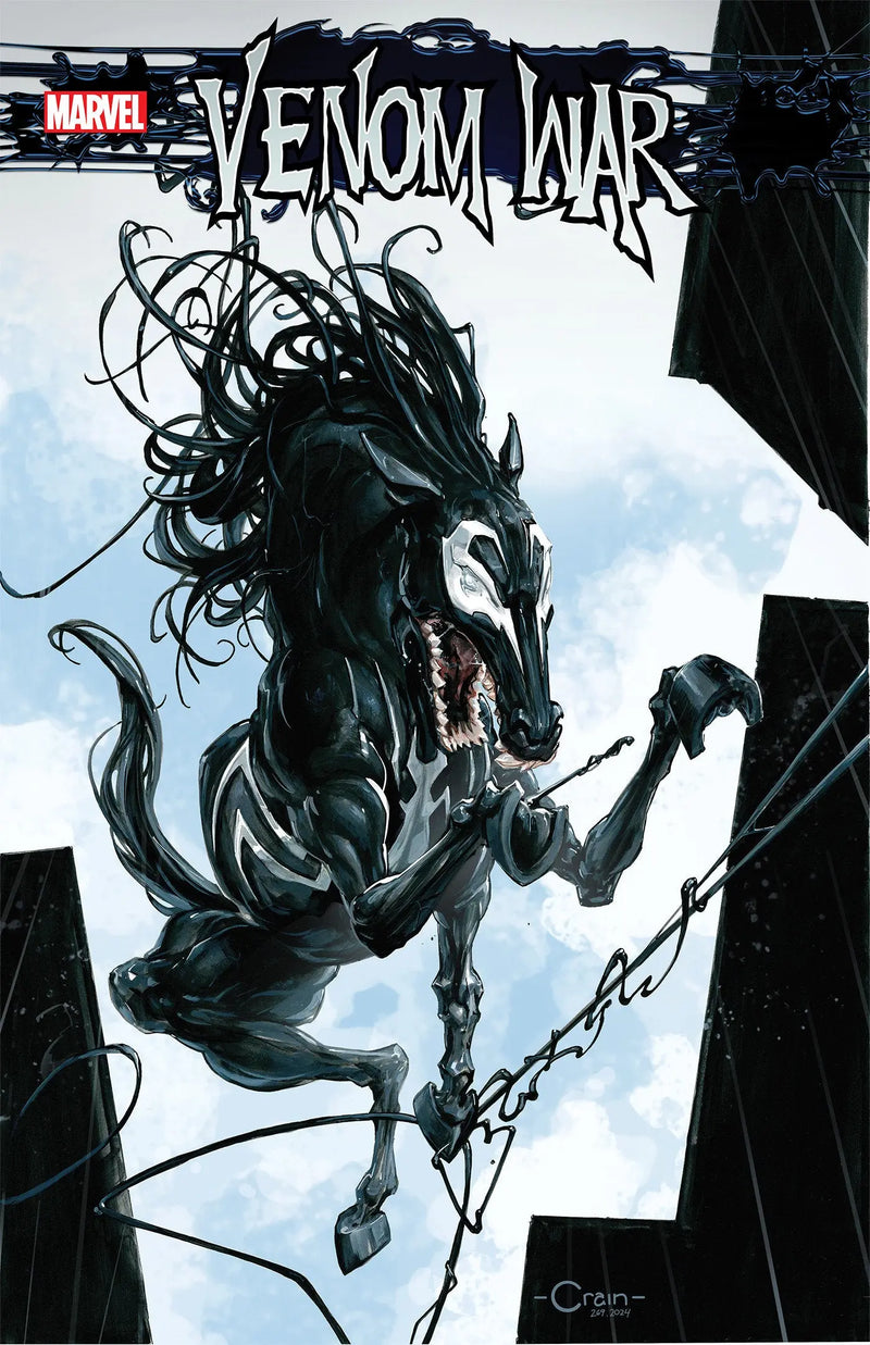 Venom War #5 Clayton Crain Venom Horse Variant [Vw] Marvel Comics