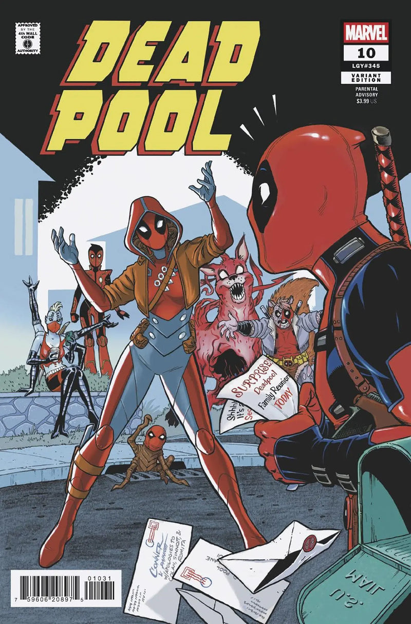 Deadpool #10 Amanda Conner Homage Variant Marvel Comics